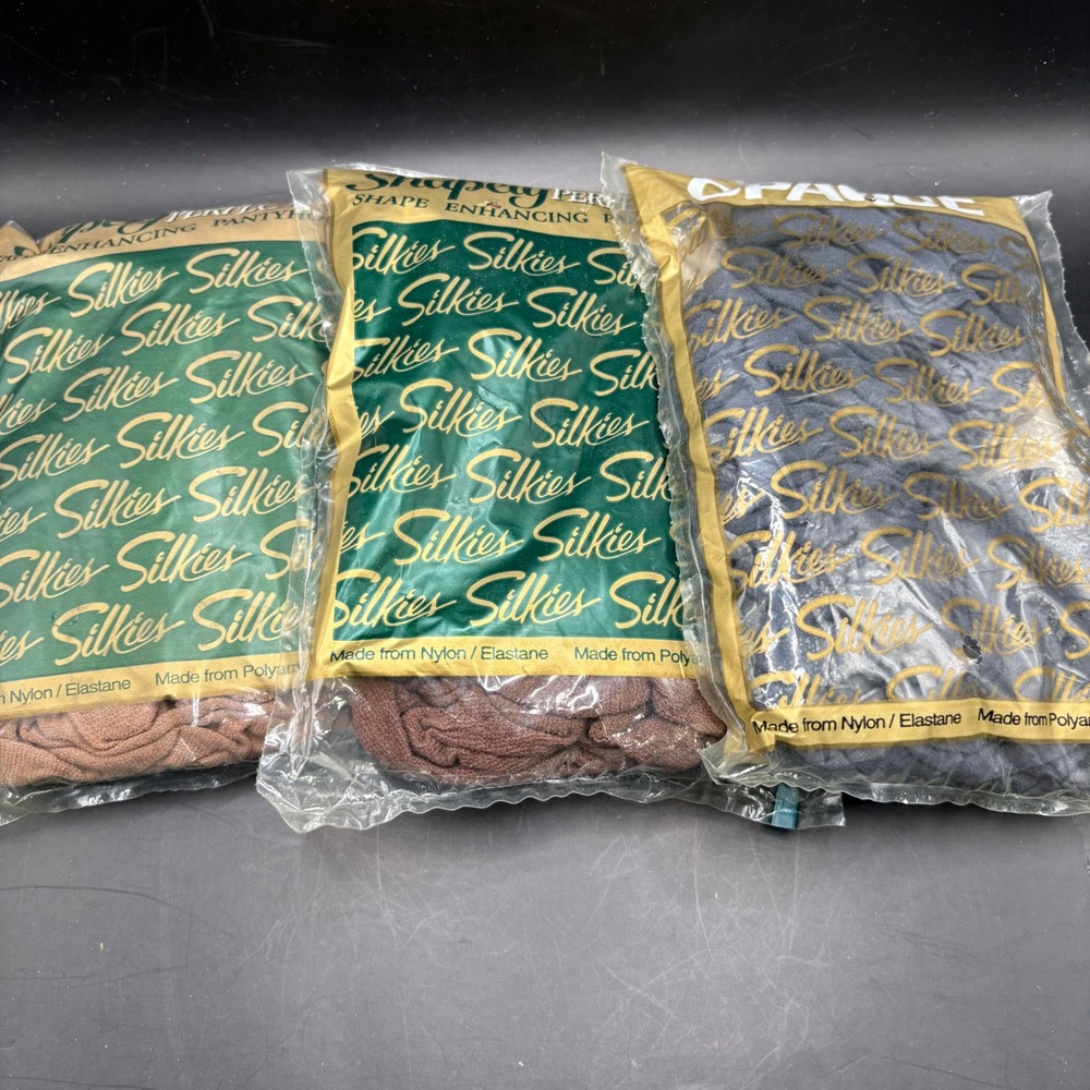 Silkies Perfection Shape Enhancing Pantyhose Queen XL Opaque Grey, Nude,‎ Beige